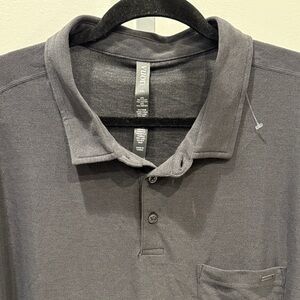 Vuori Ace Men's Polo Shirt Size XXL Charcoal New Eco -Friendly